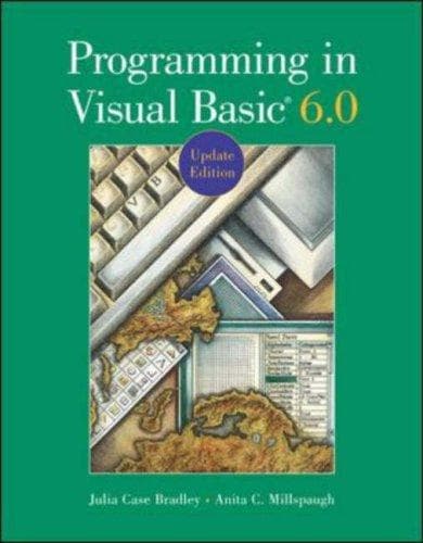 Tapa de Programming in Visual Basic 6.0 Update Edition with CD