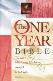 Tapa de The one year Bible