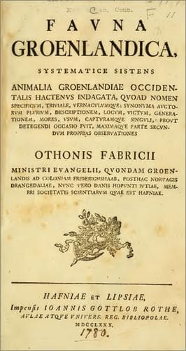 Tapa de Fauna Groenlandica