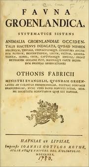 Tapa de Fauna Groenlandica