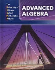 Tapa de University of Chicago School Mathematics Project Advanced algebra