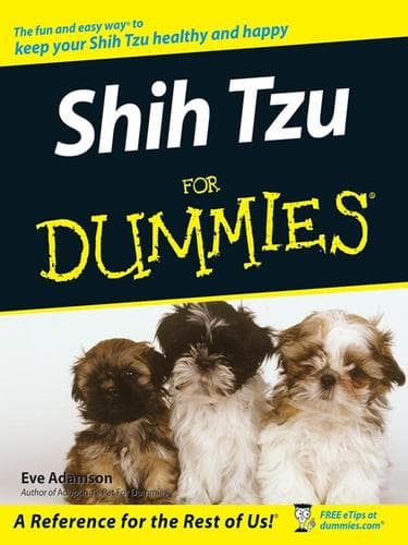 Tapa de Shih Tzu For Dummies