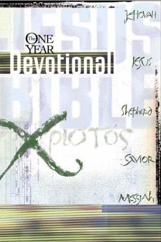 Tapa de The one year Jesus Bible devotional