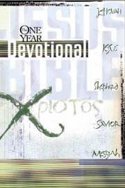 Tapa de The one year Jesus Bible devotional