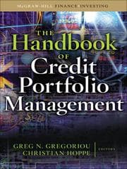 Tapa de The handbook of credit portfolio management