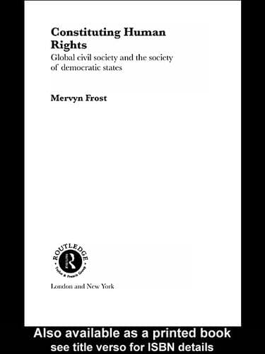 Tapa de Constituting Human Rights