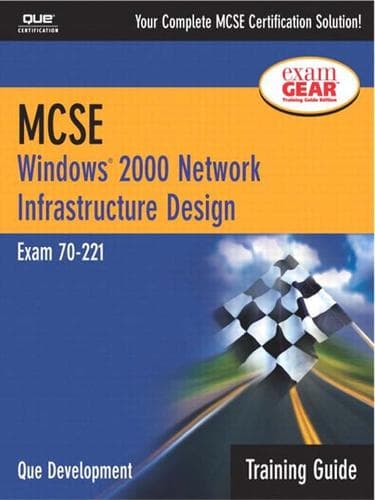 Tapa de MCSE Training Guide (70-221): Windows 2000 Network Infrastructure Design