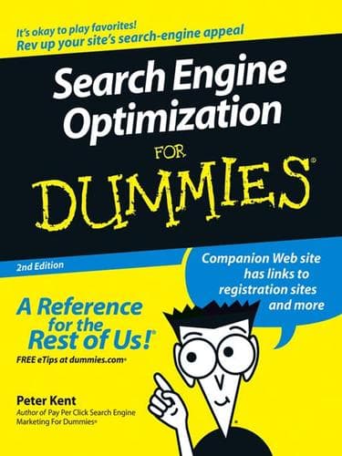 Tapa de Search Engine Optimization For Dummies®