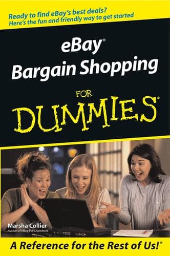 Tapa de eBay Bargain Shopping For Dummies