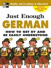 Tapa de Just enough German