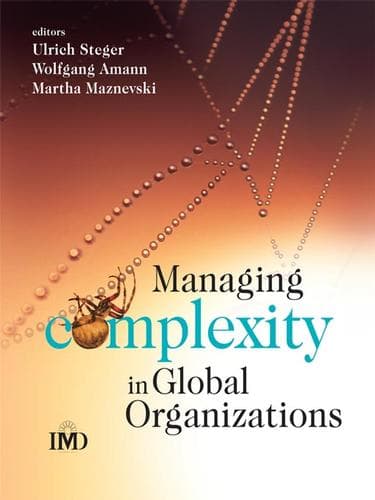 Tapa de Managing Complexity in Global Organizations