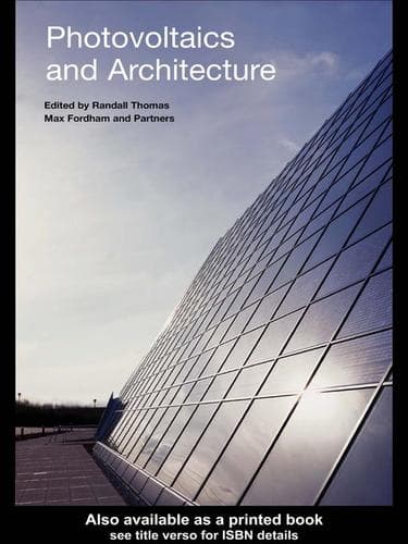 Tapa de Photovoltaics and Architecture