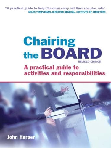 Tapa de Chairing The Board