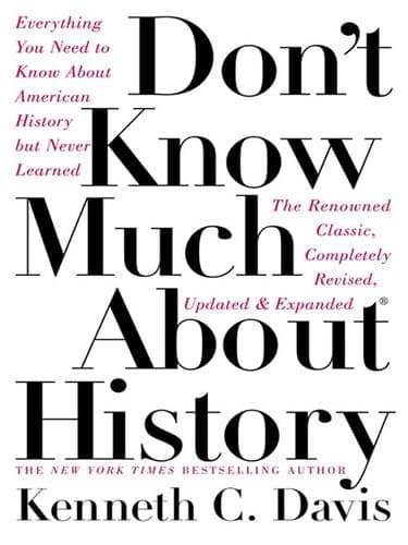 Tapa de Don't Know Much About History