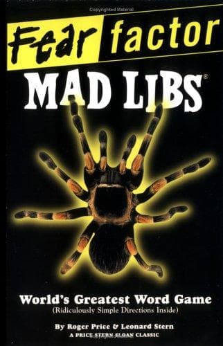 Tapa de Fear Factor Mad Libs