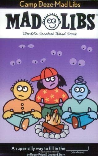 Tapa de Camp Daze Mad Libs