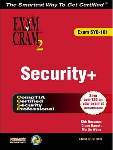 Tapa de Security+ Certification Exam Cram 2 (Exam Cram SYO-101)