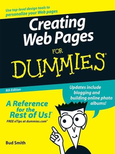 Tapa de Creating Web Pages For Dummies