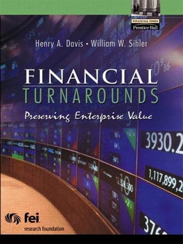 Tapa de Financial Turnarounds