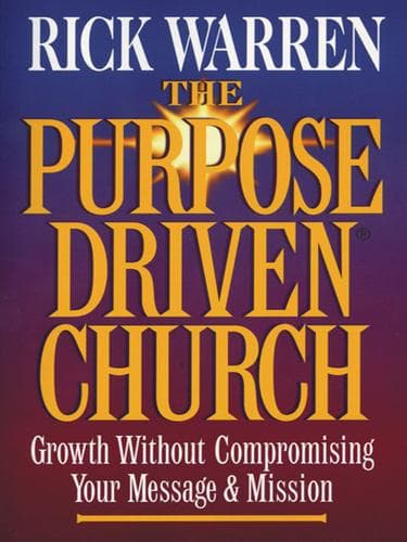 Tapa de The Purpose Driven Church