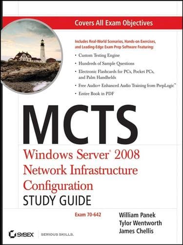 Tapa de MCTS: Windows Server 2008 Network Infrastructure Configuration Study Guide
