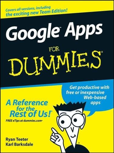 Tapa de Google Apps for dummies