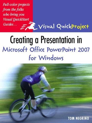 Tapa de Creating a Presentation in Microsoft Office PowerPoint 2007 for Windows