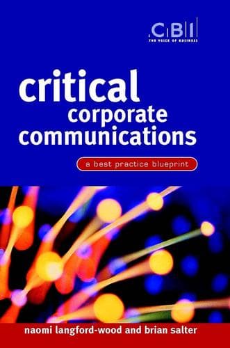 Tapa de Critical Corporate Communications
