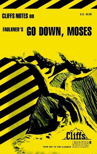 Tapa de CliffsNotes Faulkner's Go Down, Moses