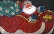 Tapa de Santa's shiny sleigh