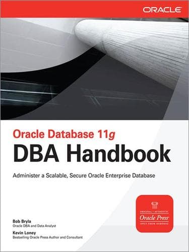 Tapa de Oracle Database 11g DBA Handbook