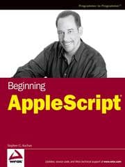 Tapa de Beginning AppleScript