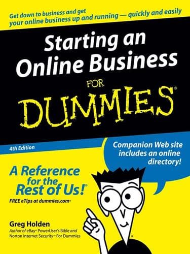 Tapa de Starting an Online Business For Dummies