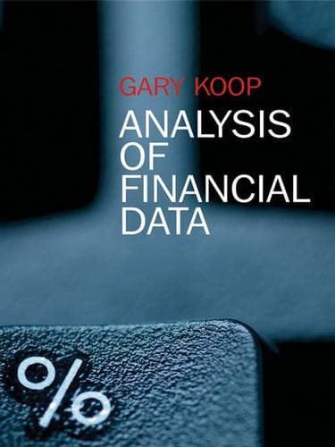 Tapa de Analysis of Financial Data