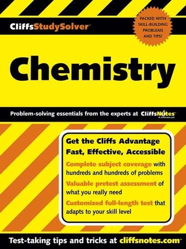Tapa de CliffsStudySolver Chemistry