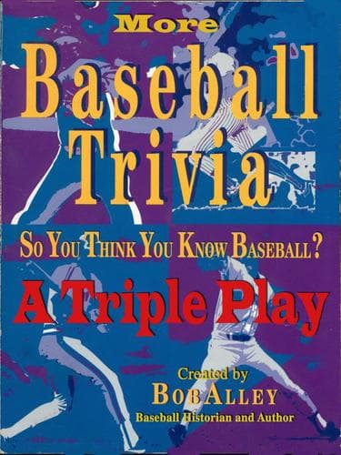 Tapa de More Baseball Trivia: A Triple Play