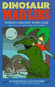 Tapa de Dinosaur mad libs