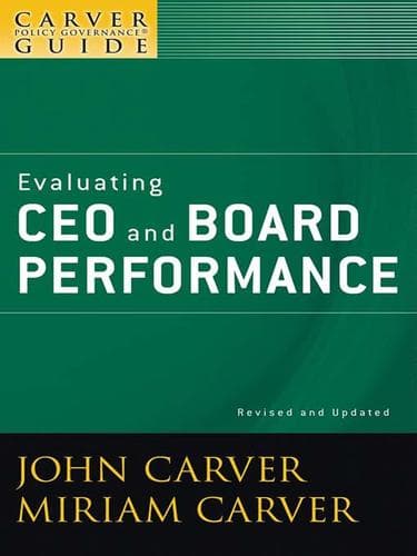 Tapa de Evaluating CEO and board performance