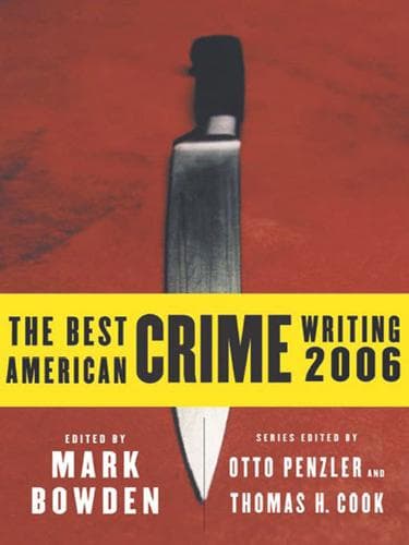 Tapa de The Best American Crime Writing 2006
