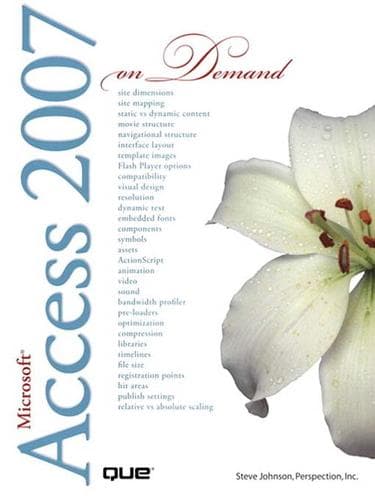 Tapa de Microsoft® Office Access 2007 On Demand
