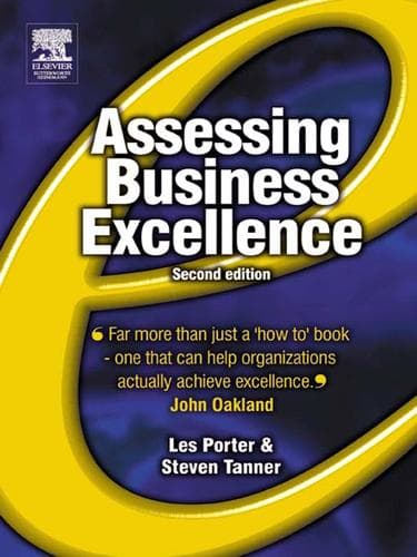 Tapa de Assessing Business Excellence