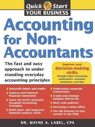 Tapa de Accounting for Non-Accountants