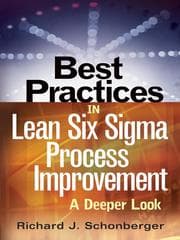 Tapa de Best practices in lean six sigma process improvement