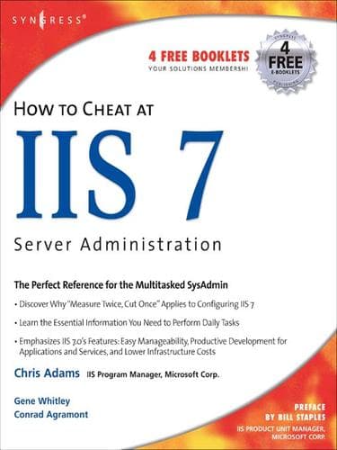 Tapa de How to Cheat at IIS 7 Server Administration