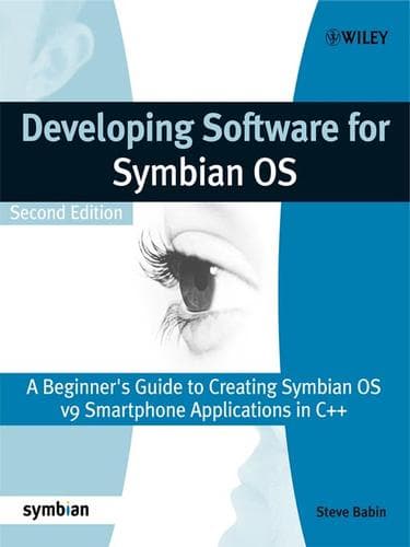 Tapa de Developing Software for Symbian OS