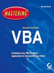 Tapa de Mastering Microsoft VBA