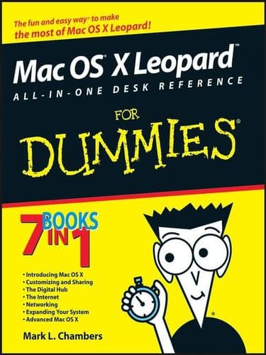 Tapa de Mac OS X Leopard all-in-one desk reference for dummies