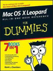 Tapa de Mac OS X Leopard all-in-one desk reference for dummies