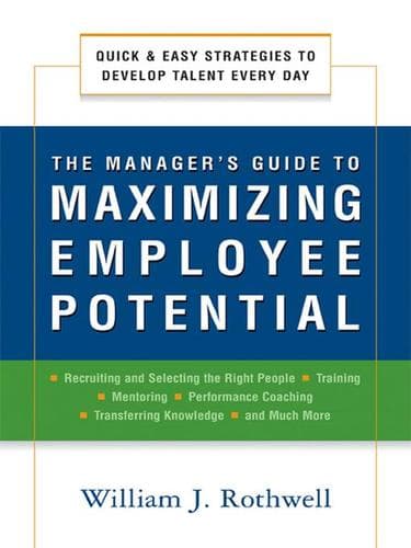 Tapa de The Manager's Guide to Maximizing Employee Potential