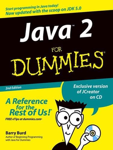 Tapa de Java 2 For Dummies